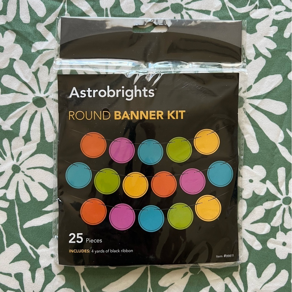 Colorful Round Banner Kit - Multicolor